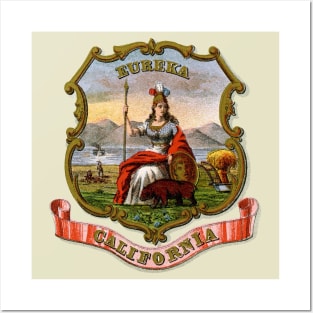 1876 California Coat of Arms Posters and Art